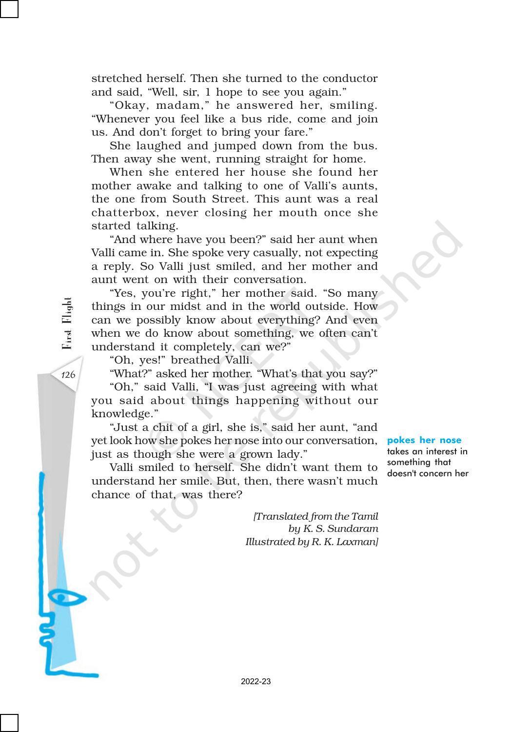NCERT Book for Class 10 English (First Flight) Chapter 9 Madam Rides the Bus - Page 11