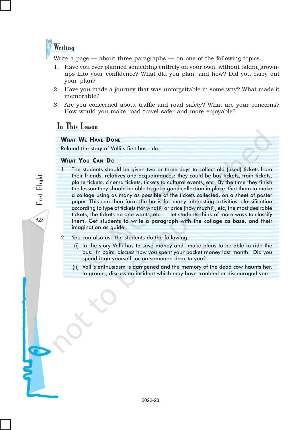 NCERT Book for Class 10 English (First Flight) Chapter 9 Madam Rides the Bus - Page 13