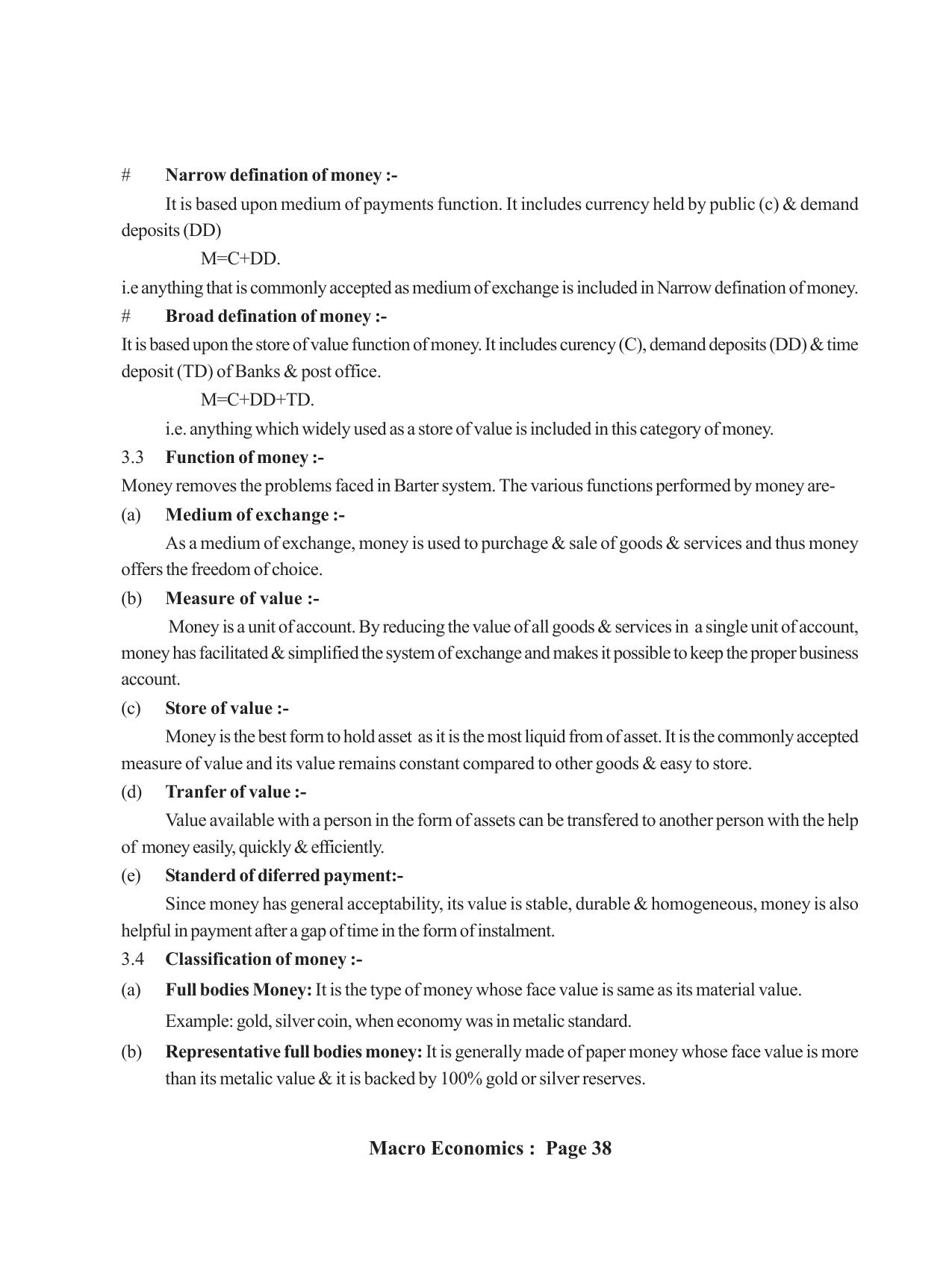 Tripura Board Class 12 Economics English Workbooks - Page 42