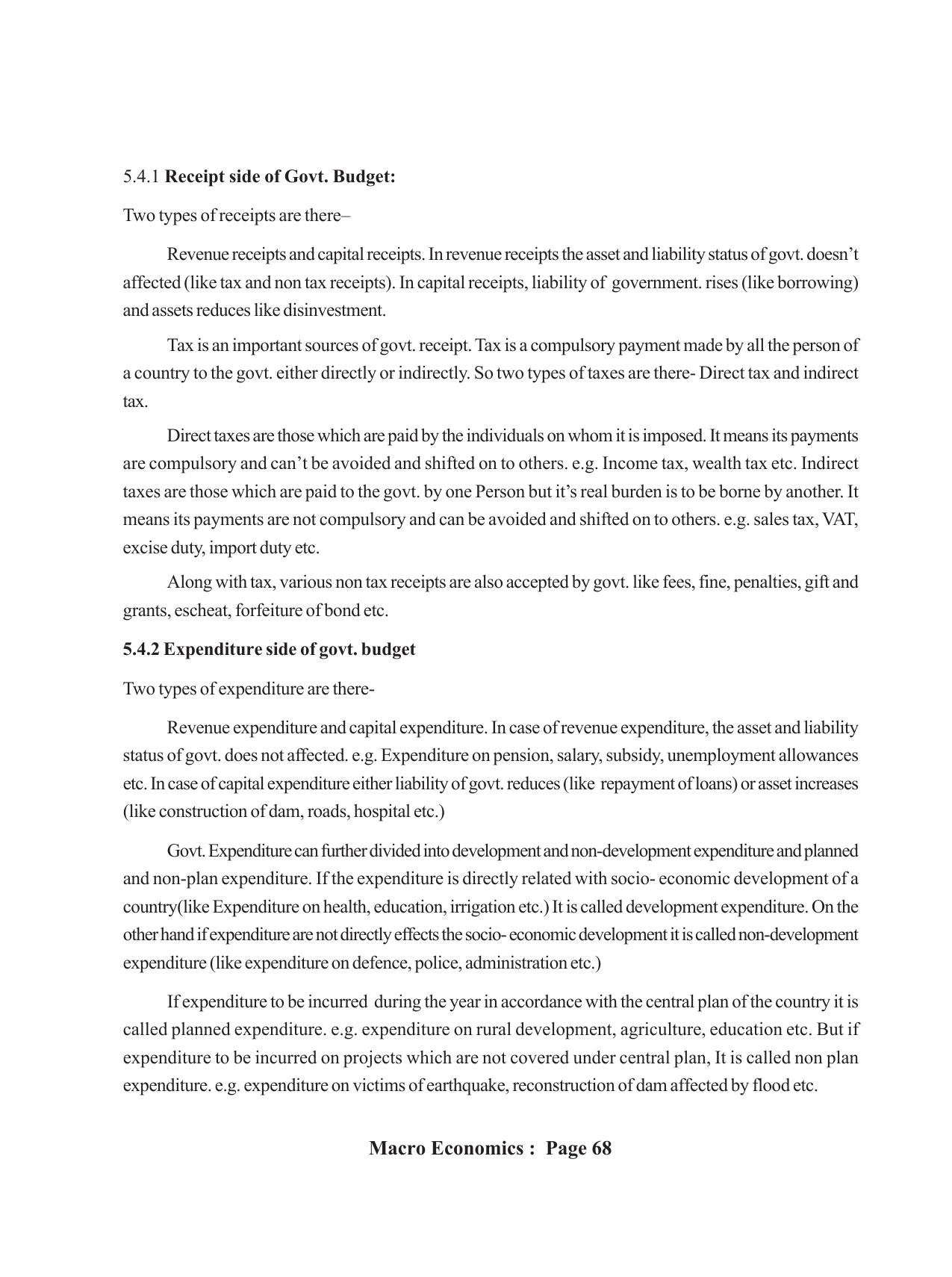 Tripura Board Class 12 Economics English Workbooks - Page 72