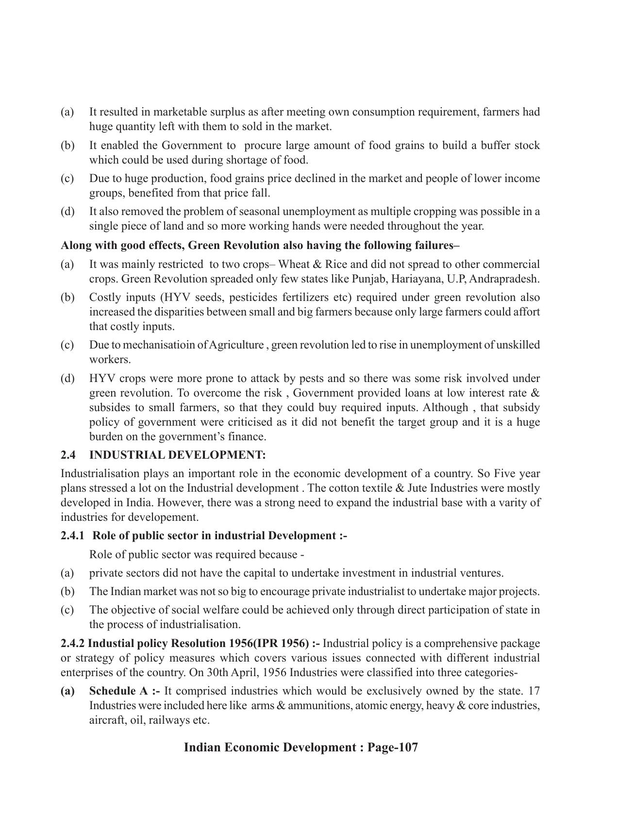 Tripura Board Class 12 Economics English Workbooks - Page 111