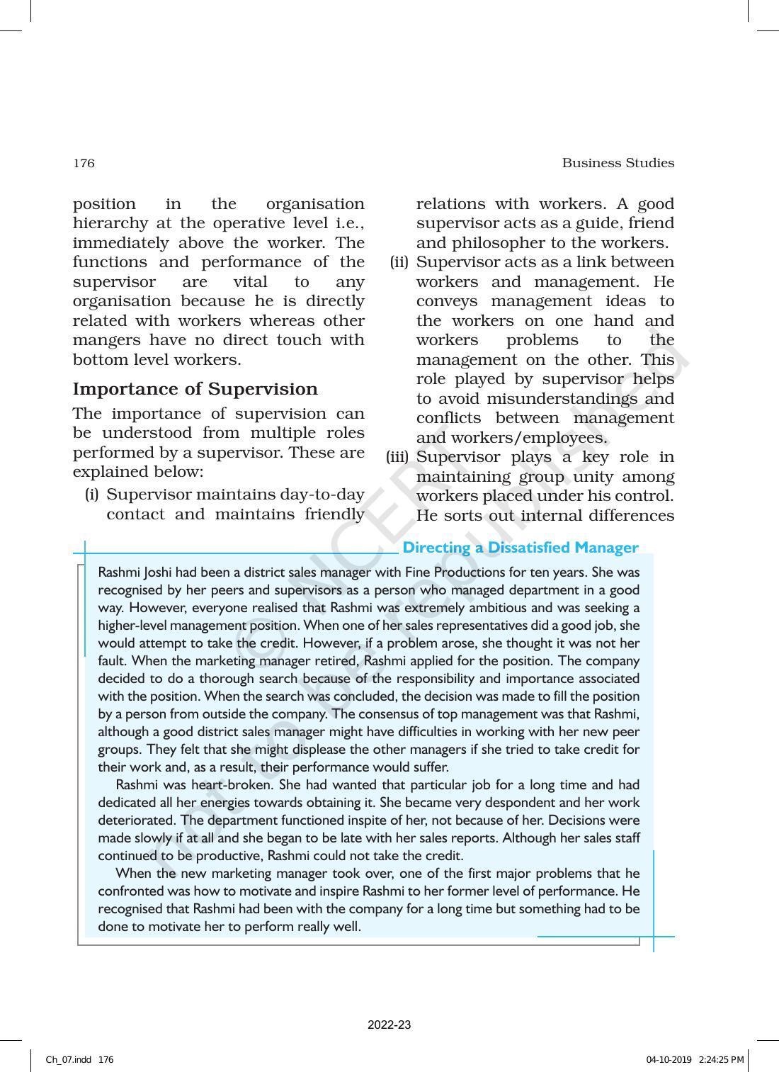 NCERT Book for Class 12 Business Studies Chapter 7 Directing - Page 6