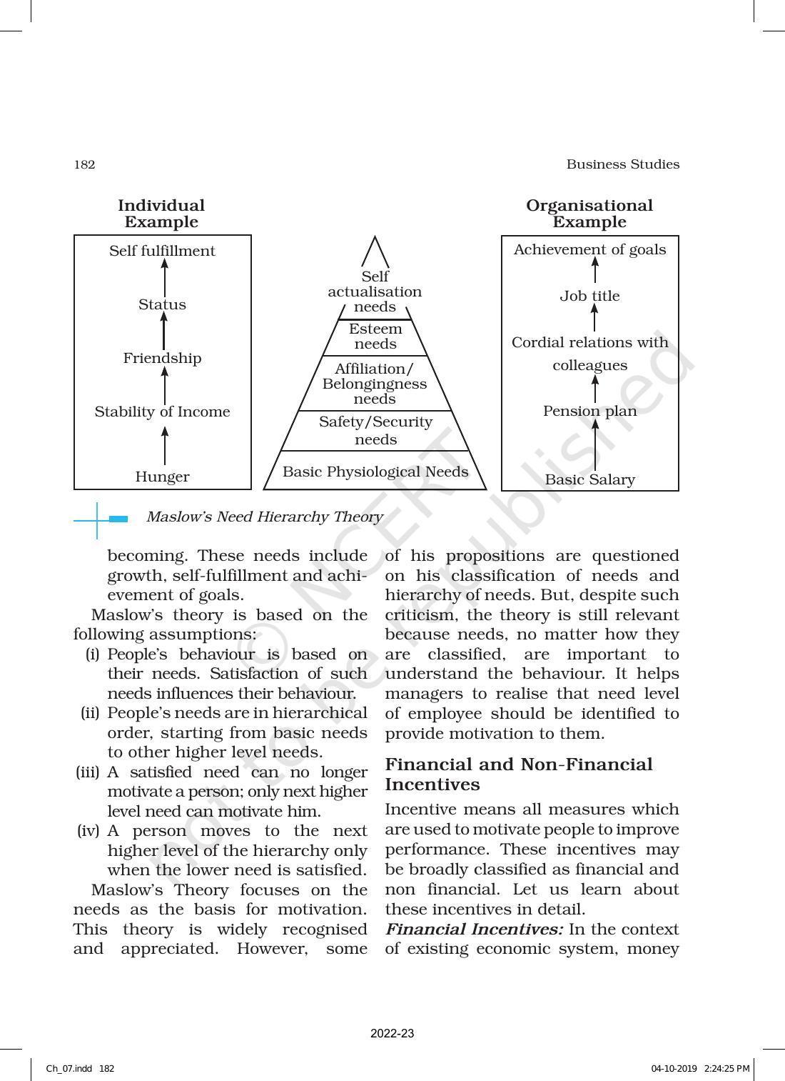 NCERT Book for Class 12 Business Studies Chapter 7 Directing - Page 12