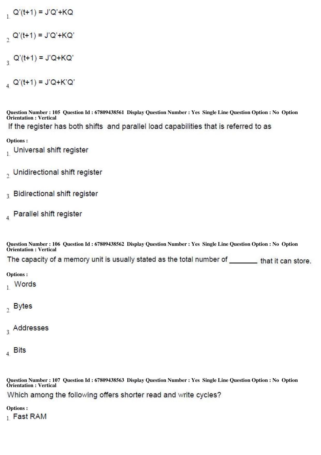 AP ECET 2019 - Computer Science and Engineering Question Paper With Preliminary Keys Shift1 - Page 37