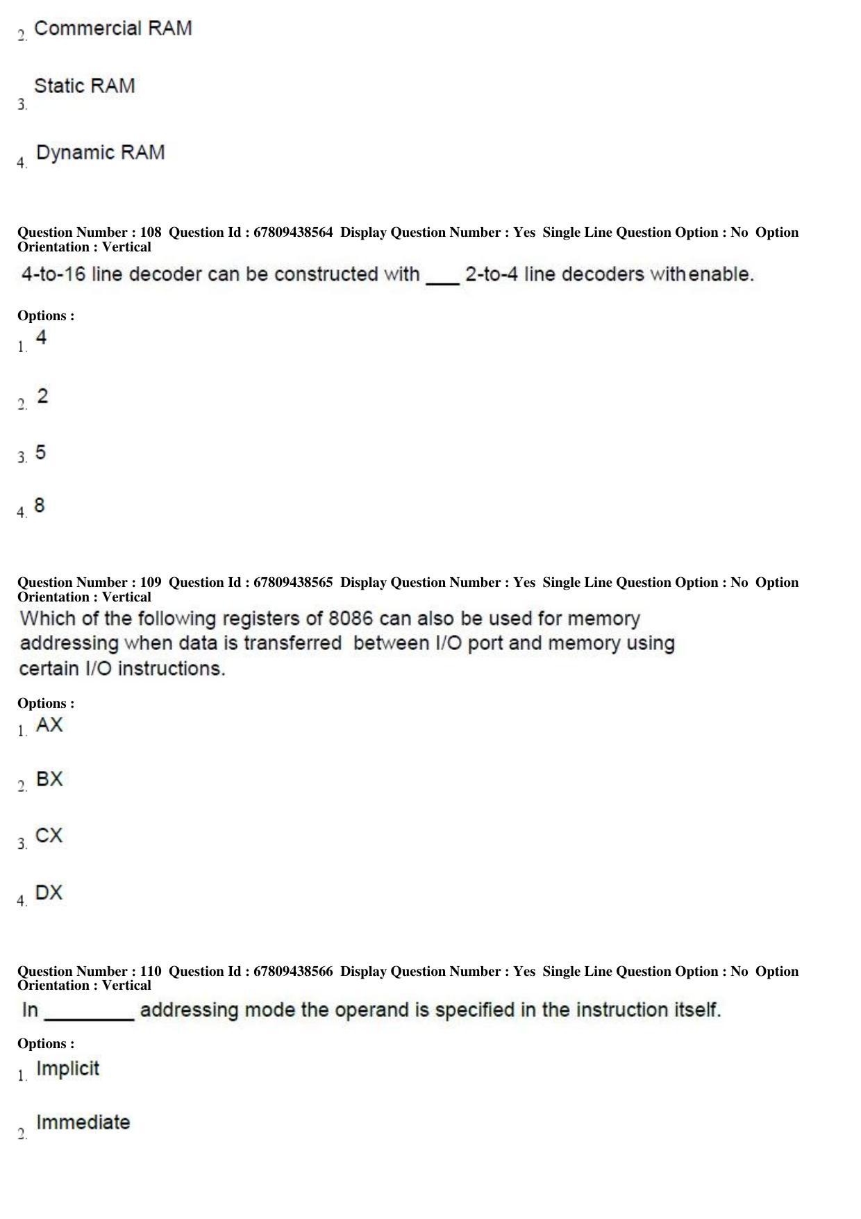 AP ECET 2019 - Computer Science and Engineering Question Paper With Preliminary Keys Shift1 - Page 38