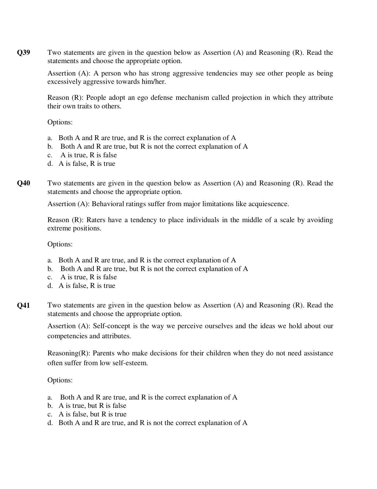 CBSE Class 12 Psychology Sample Paper 2021-22 - Page 9