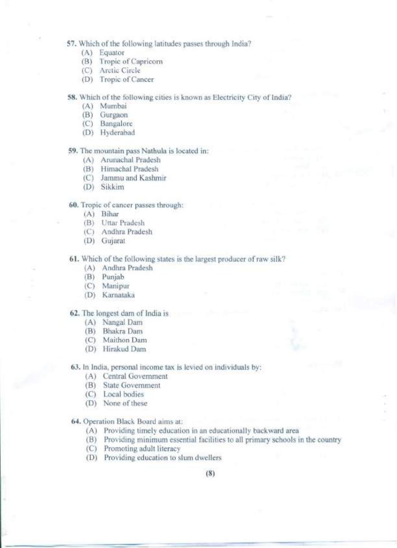PU B.A./B.Com. LLB. (Hons.) 2021 Question Paper - Page 9
