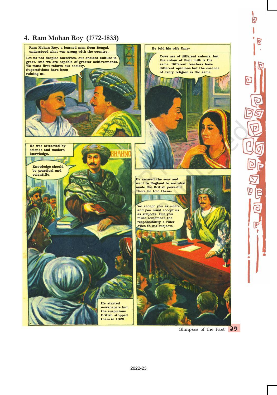 NCERT Book for Class 8 English Chapter 3 Glimpses of the Past - Page 4