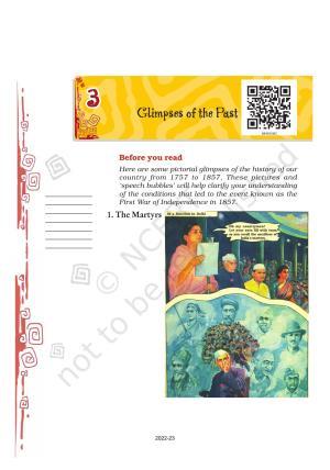 NCERT Book for Class 8 English Chapter 3 Glimpses of the Past