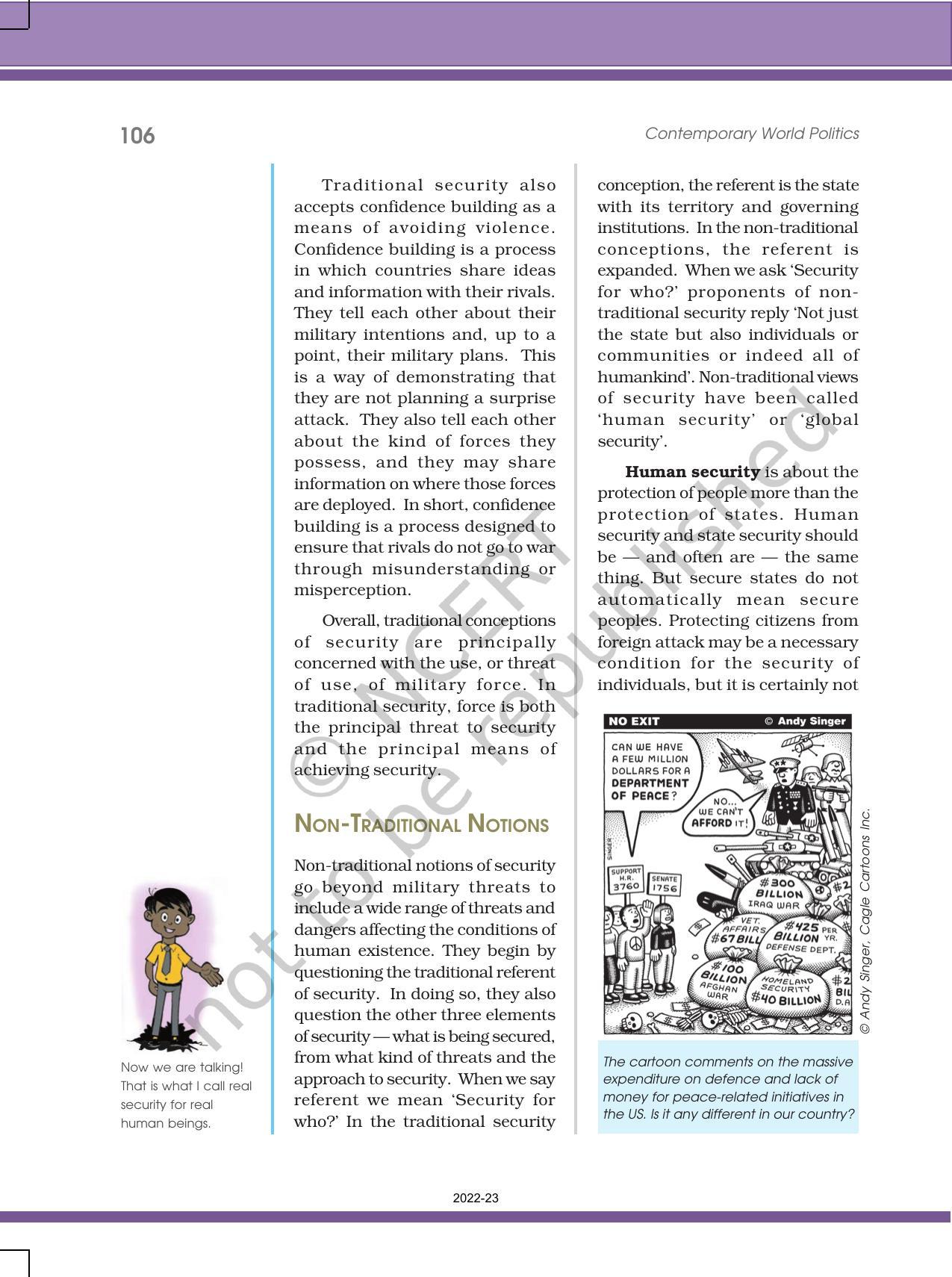 NCERT Book for Class 12 Political Science Chapter 7 Security in the Contemporary World - Page 8