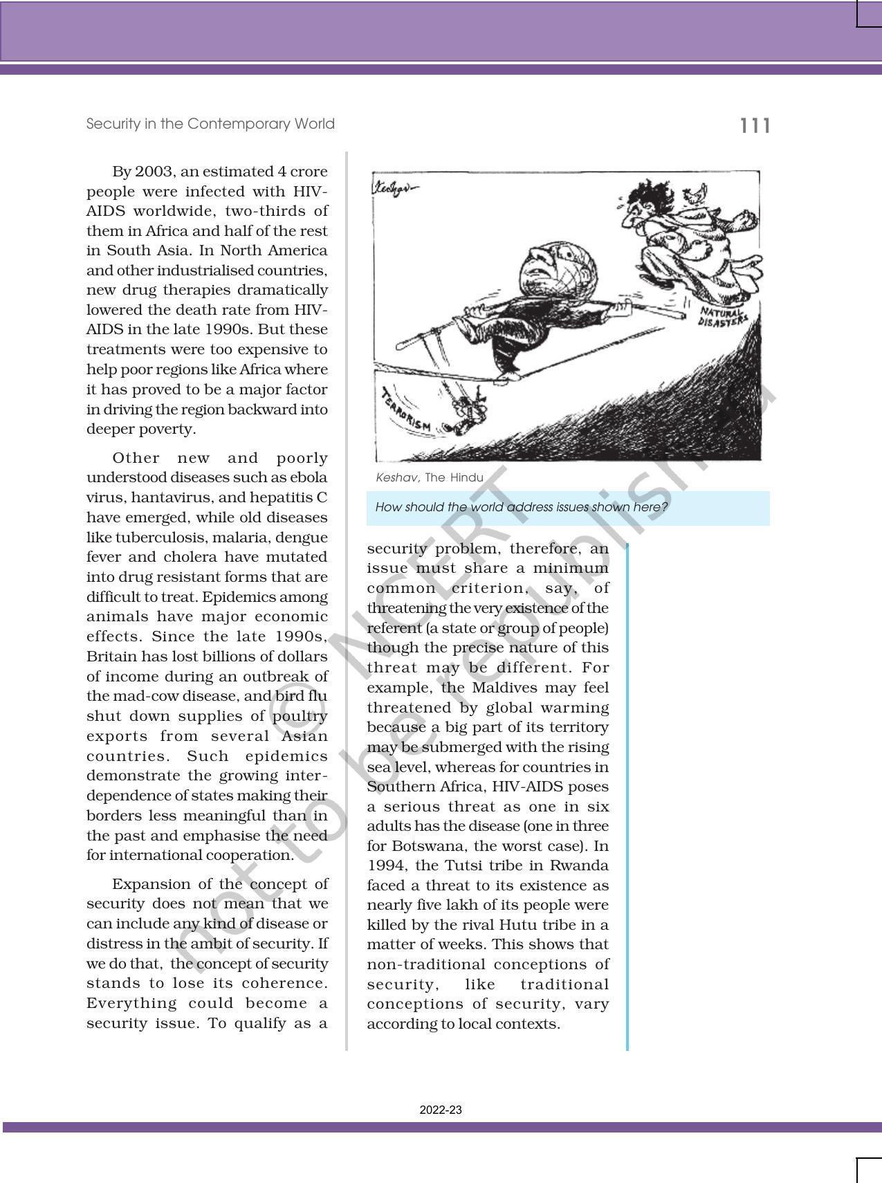 NCERT Book for Class 12 Political Science Chapter 7 Security in the Contemporary World - Page 13