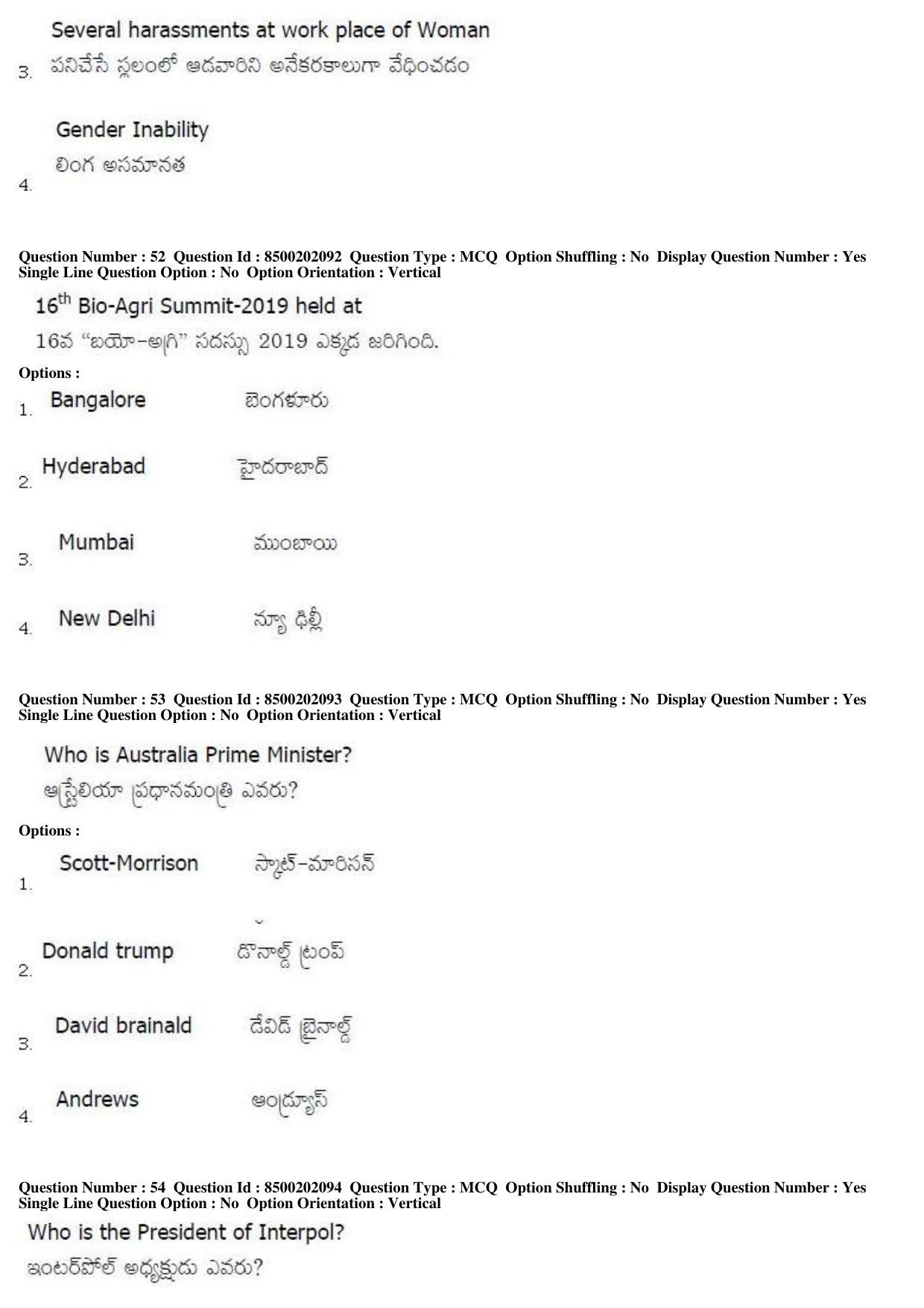 AP LAWCET 2019 - 5 Year LLB Question Paper With Keys - Page 19