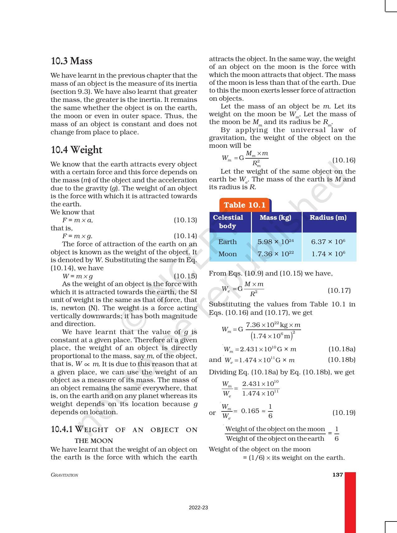NCERT Book for Class 9 Science Chapter 10 Gravitation - Page 7