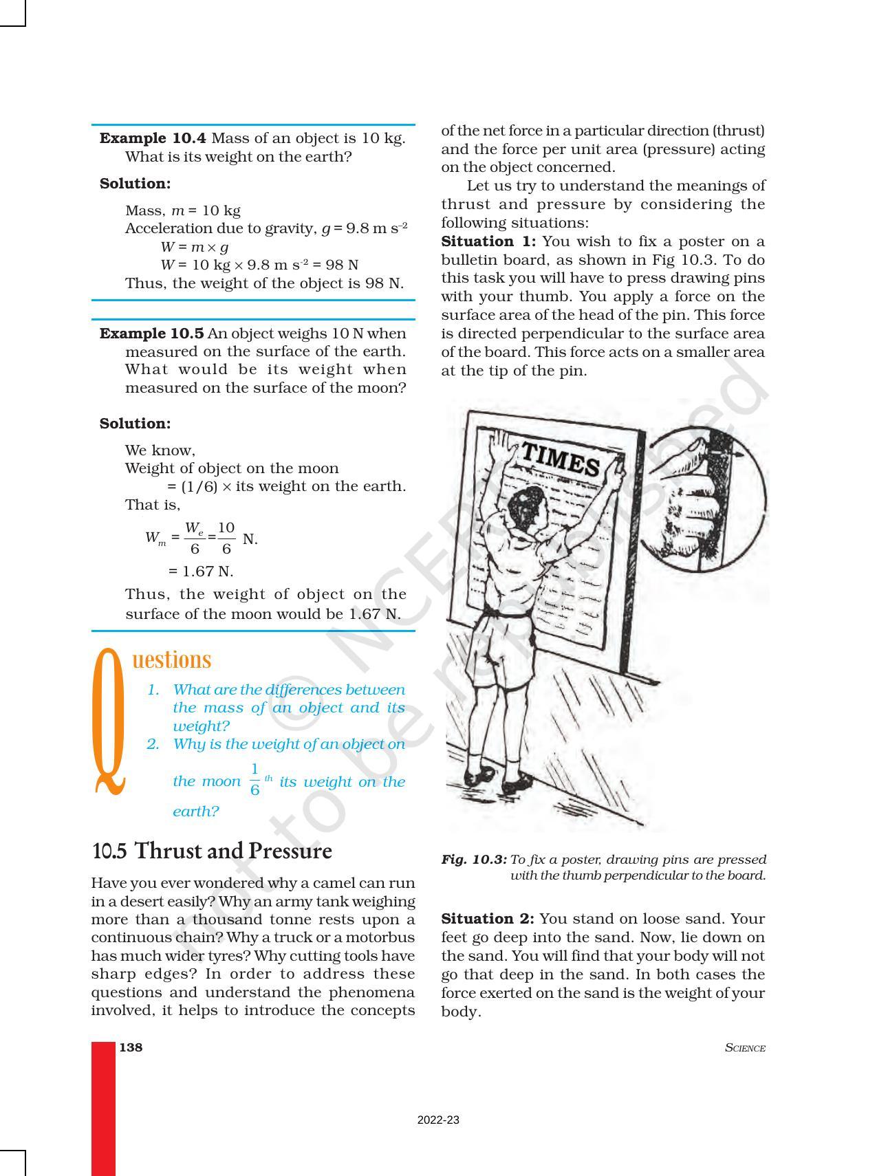 NCERT Book for Class 9 Science Chapter 10 Gravitation - Page 8