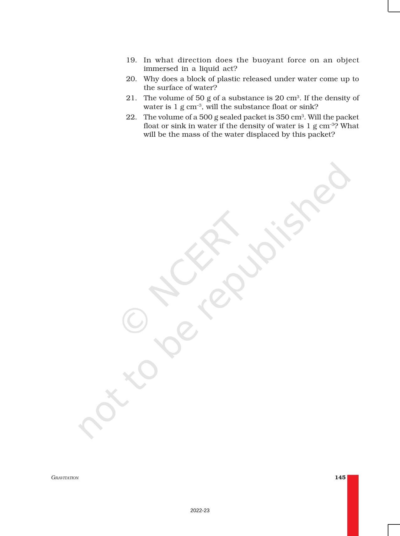 NCERT Book for Class 9 Science Chapter 10 Gravitation - Page 15