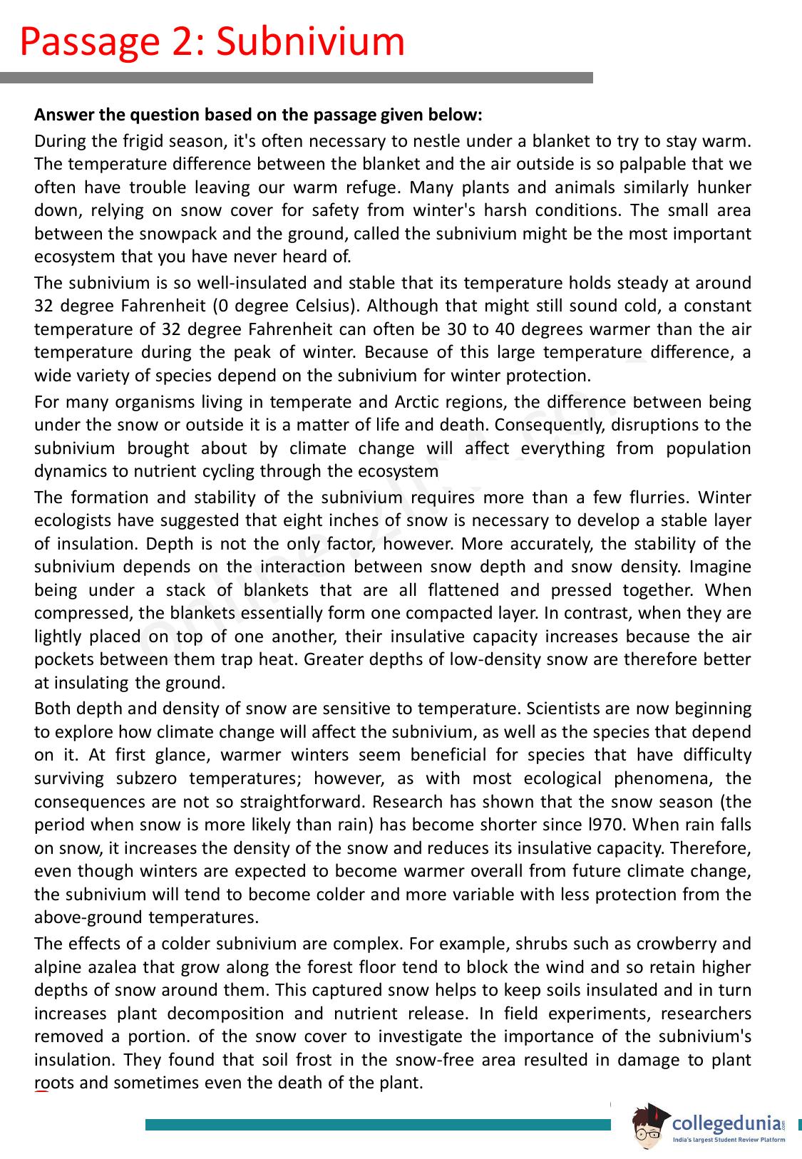 CAT 2017 CAT VARC Slot 2 Question Paper - Page 4