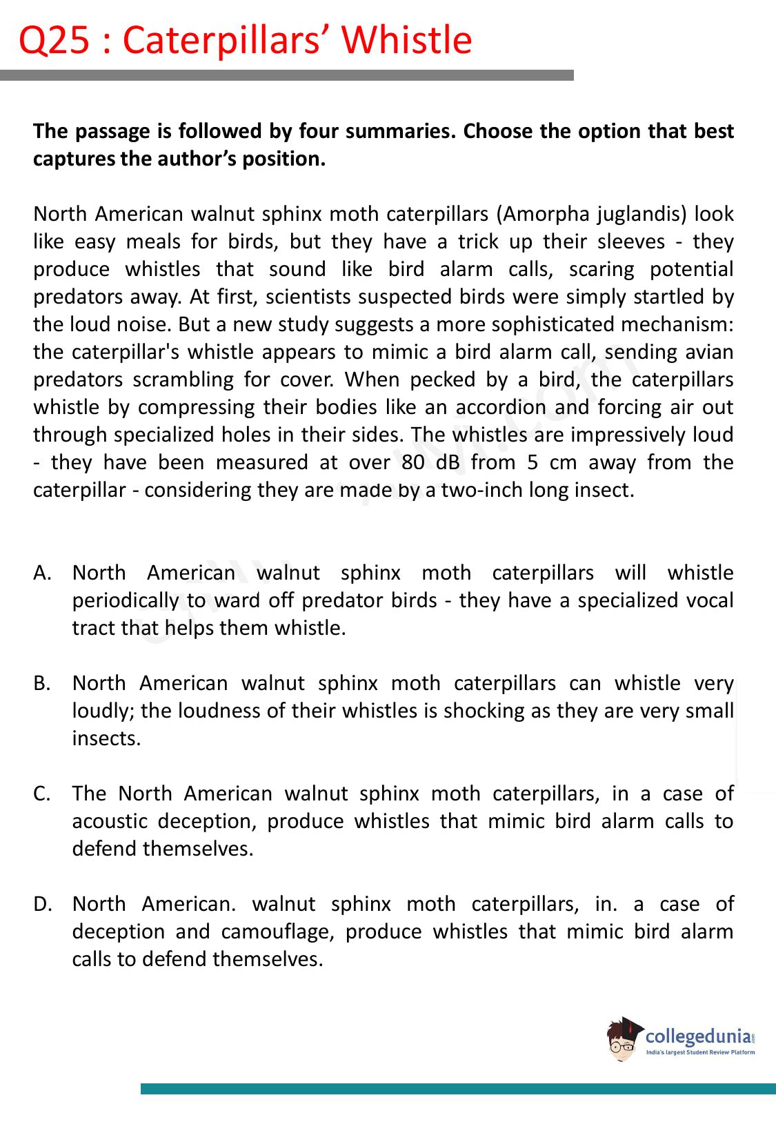 CAT 2017 CAT VARC Slot 2 Question Paper - Page 12
