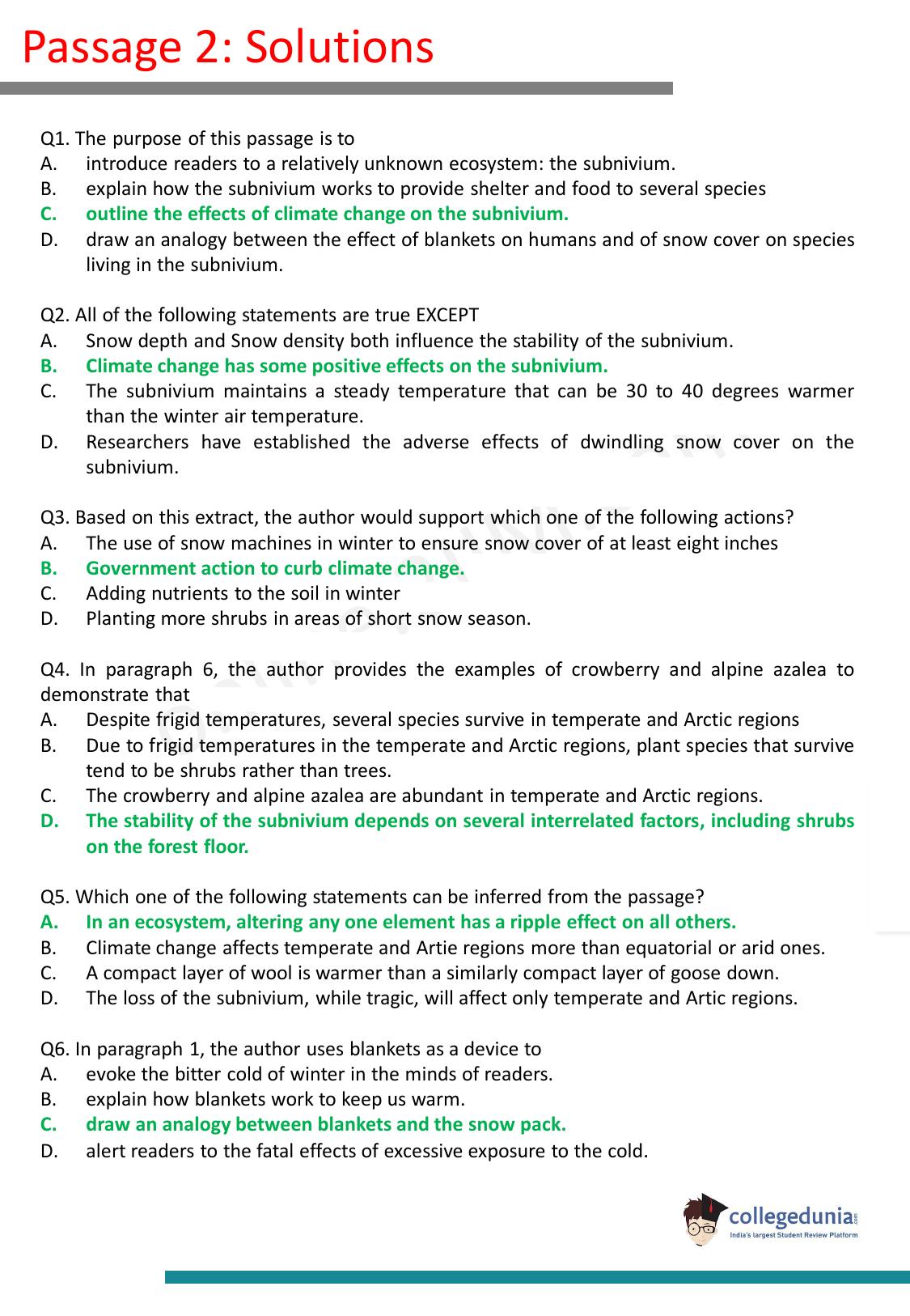 CAT 2017 CAT VARC Slot 2 Question Paper - Page 25