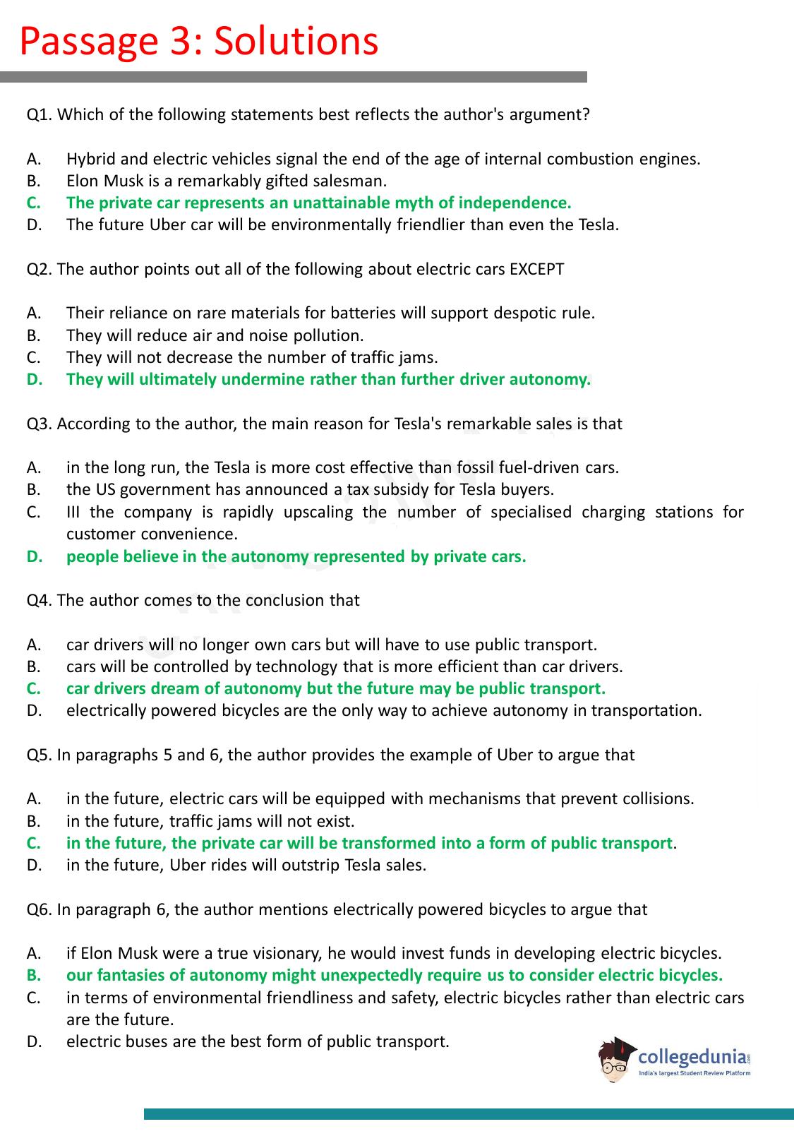 CAT 2017 CAT VARC Slot 2 Question Paper - Page 28
