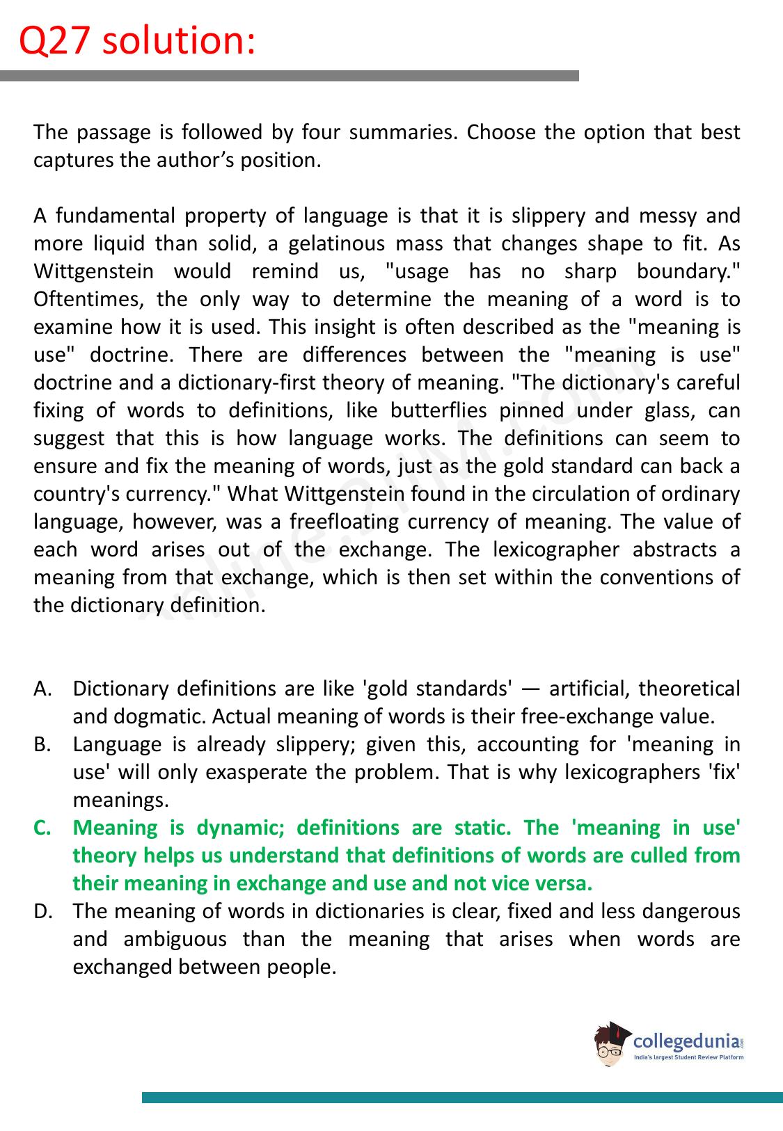 CAT 2017 CAT VARC Slot 2 Question Paper - Page 39