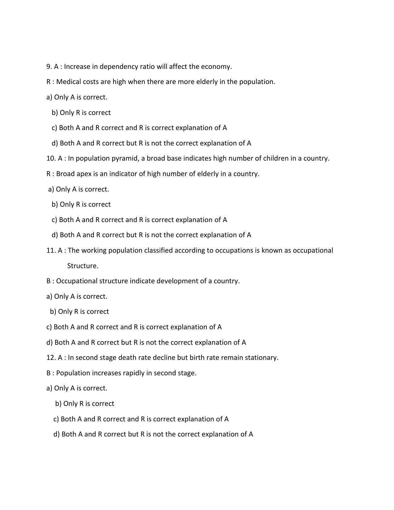 Maharashtra Board Class 12 Geography Sample Papers - Page 10