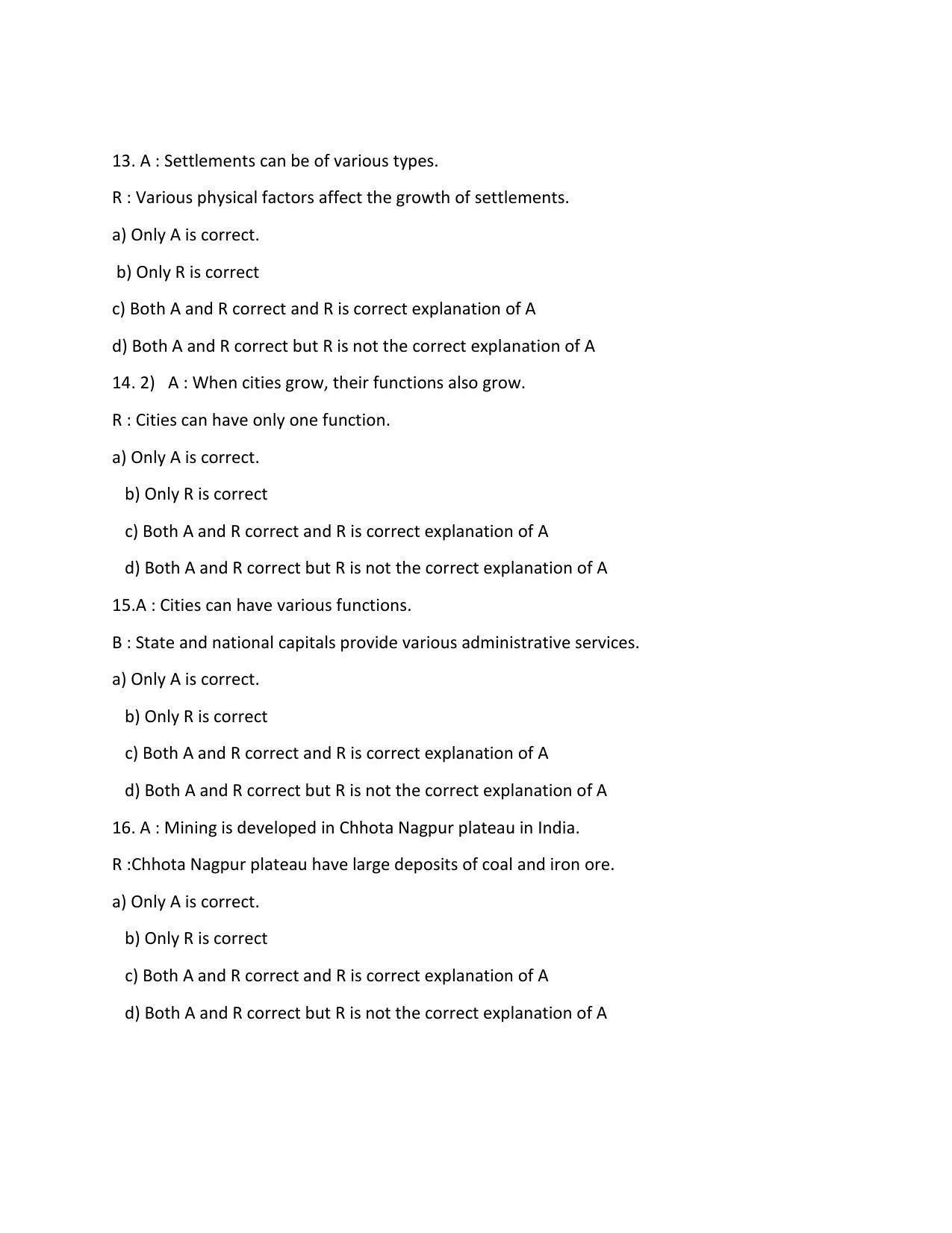 Maharashtra Board Class 12 Geography Sample Papers - Page 11