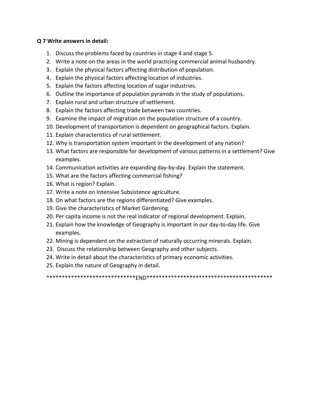 Maharashtra Board Class 12 Geography Sample Papers - Page 42
