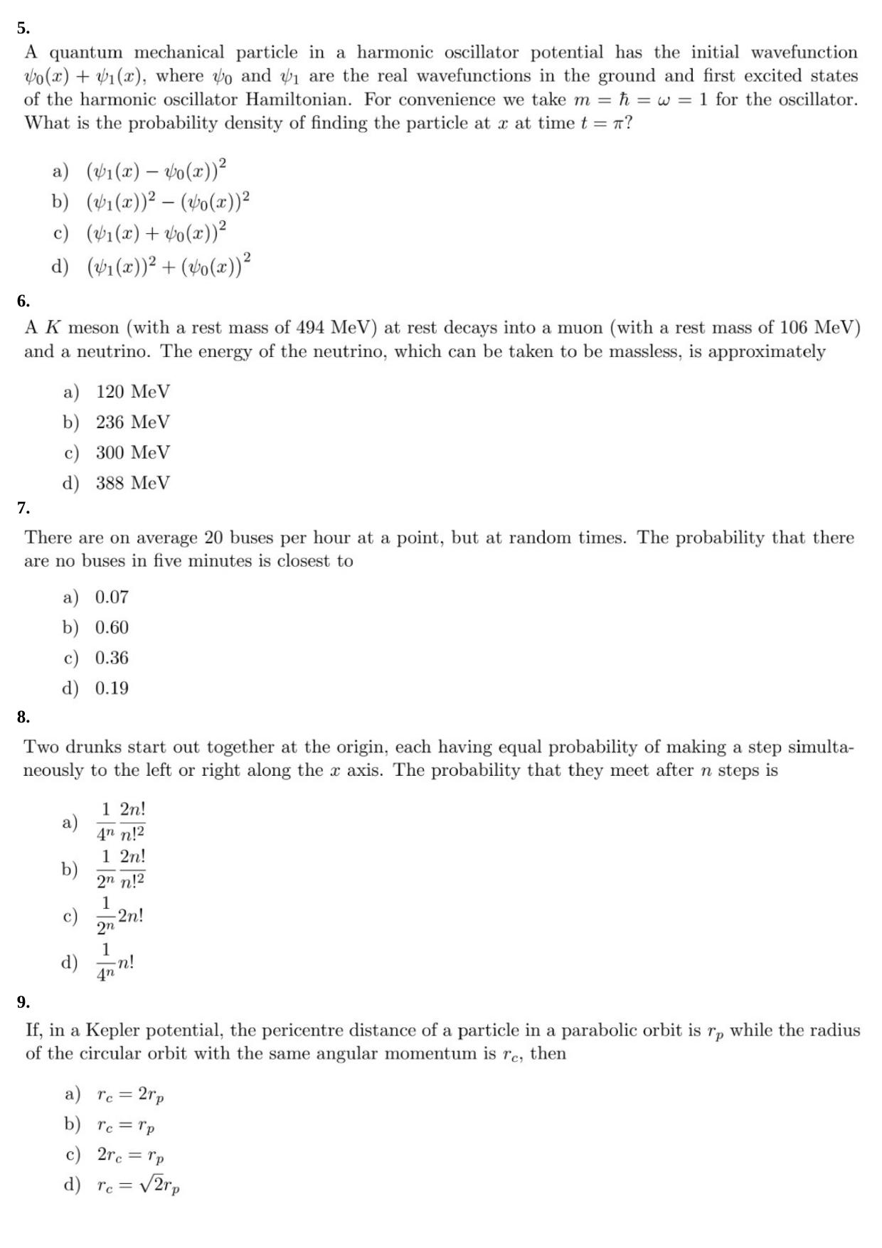 JEST 2013 Physics Question Paper with Answer key - Page 2