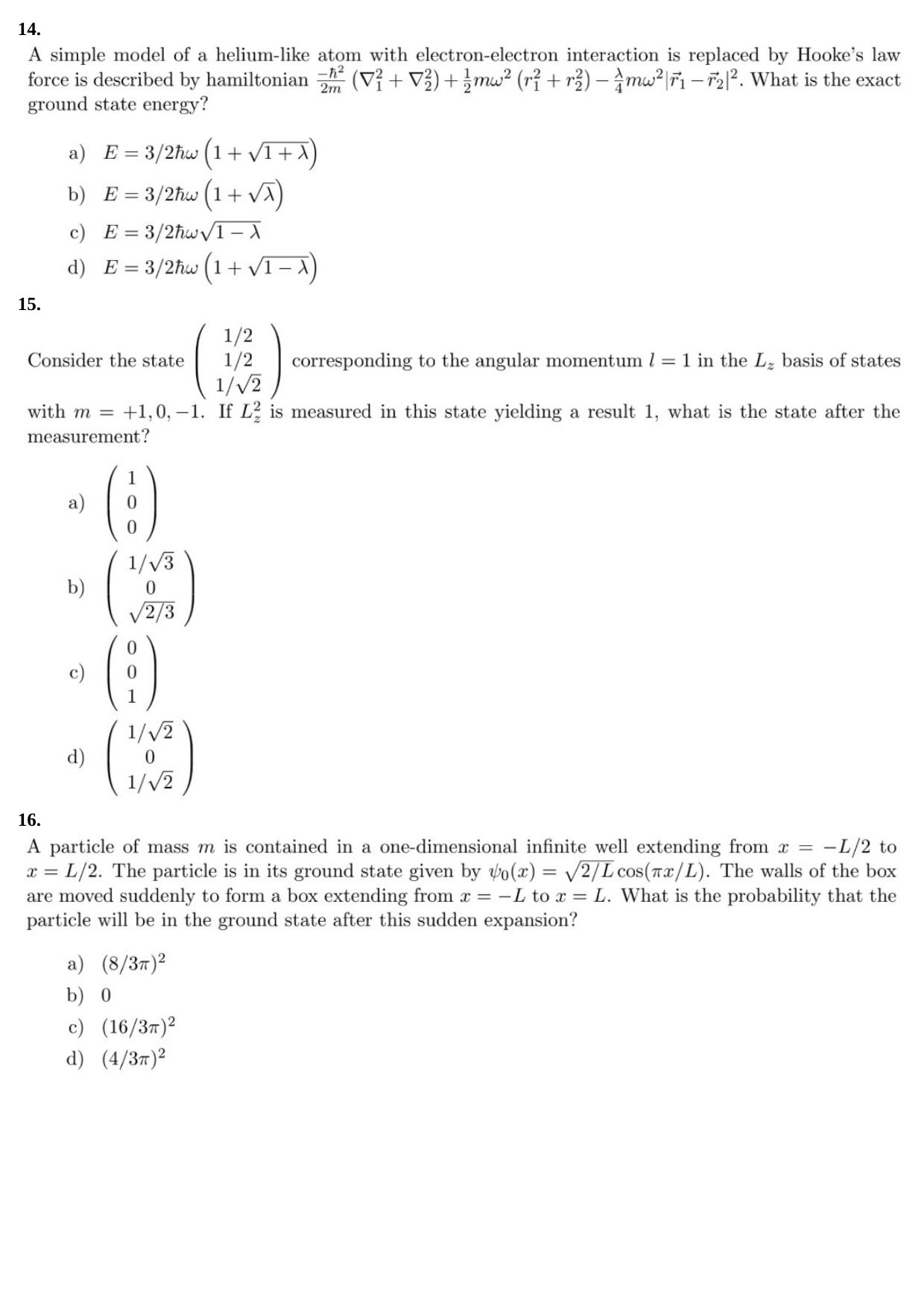 JEST 2013 Physics Question Paper with Answer key - Page 4