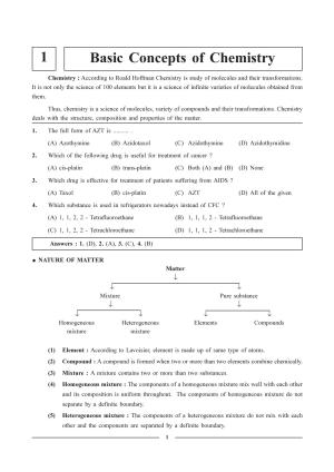 GSEB HSC Chemistry Question Paper (English Medium)- Chapter-1