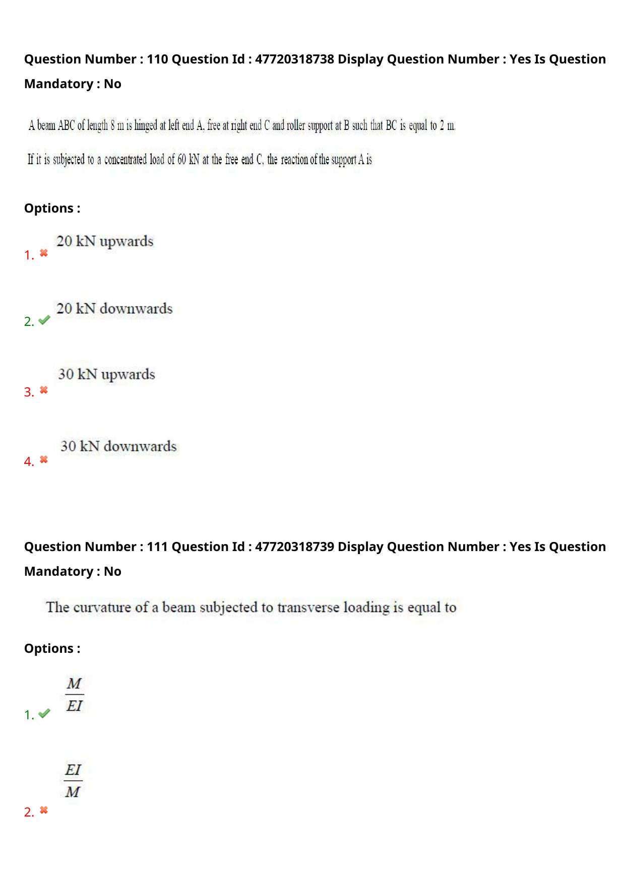 AP ECET 2021 - Civil Engineering Question Paper With Preliminary Keys Shift1 - Page 60
