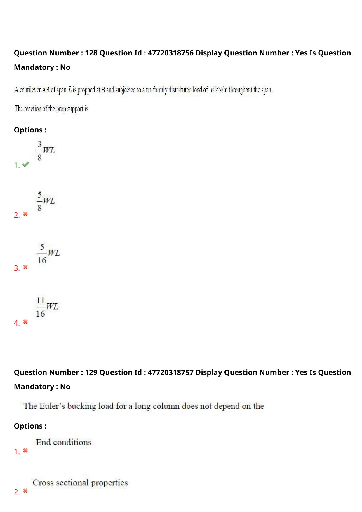 AP ECET 2021 - Civil Engineering Question Paper With Preliminary Keys Shift1 - Page 70
