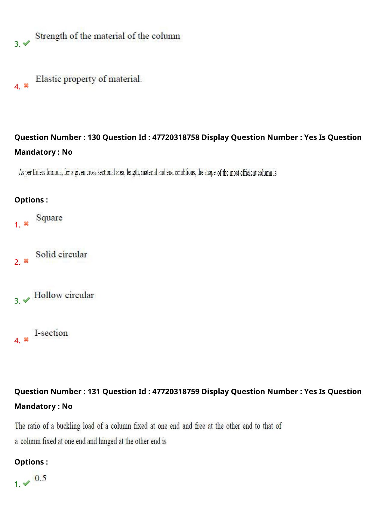 AP ECET 2021 - Civil Engineering Question Paper With Preliminary Keys Shift1 - Page 71