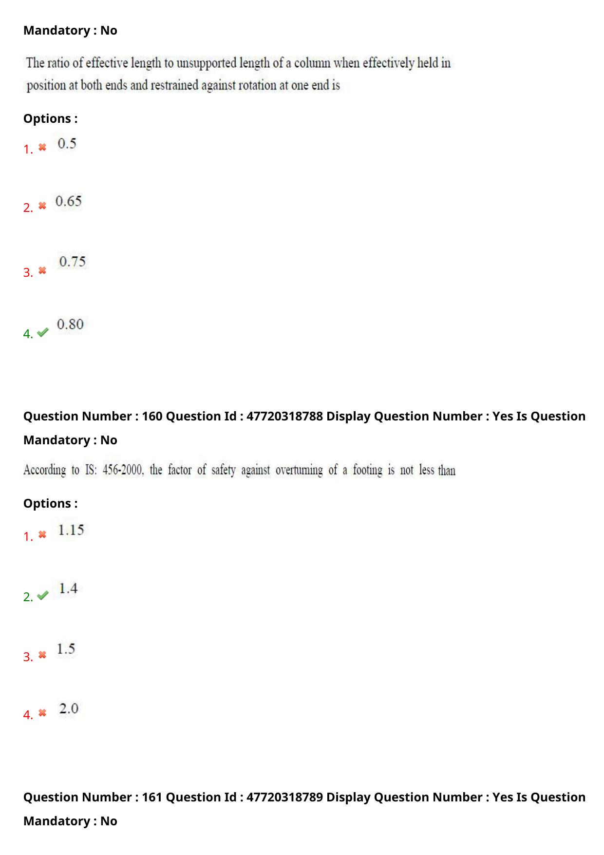 AP ECET 2021 - Civil Engineering Question Paper With Preliminary Keys Shift1 - Page 86