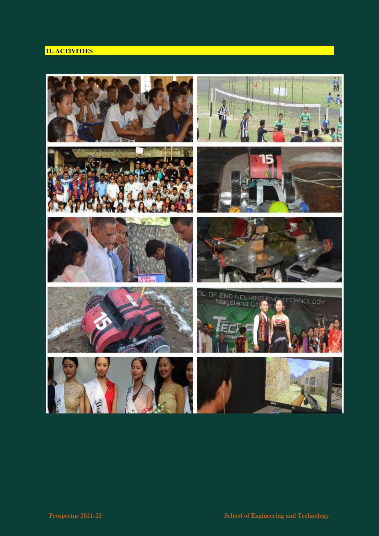 Nagaland University, Kohima B.tech Brochure 2021-22 - Page 42