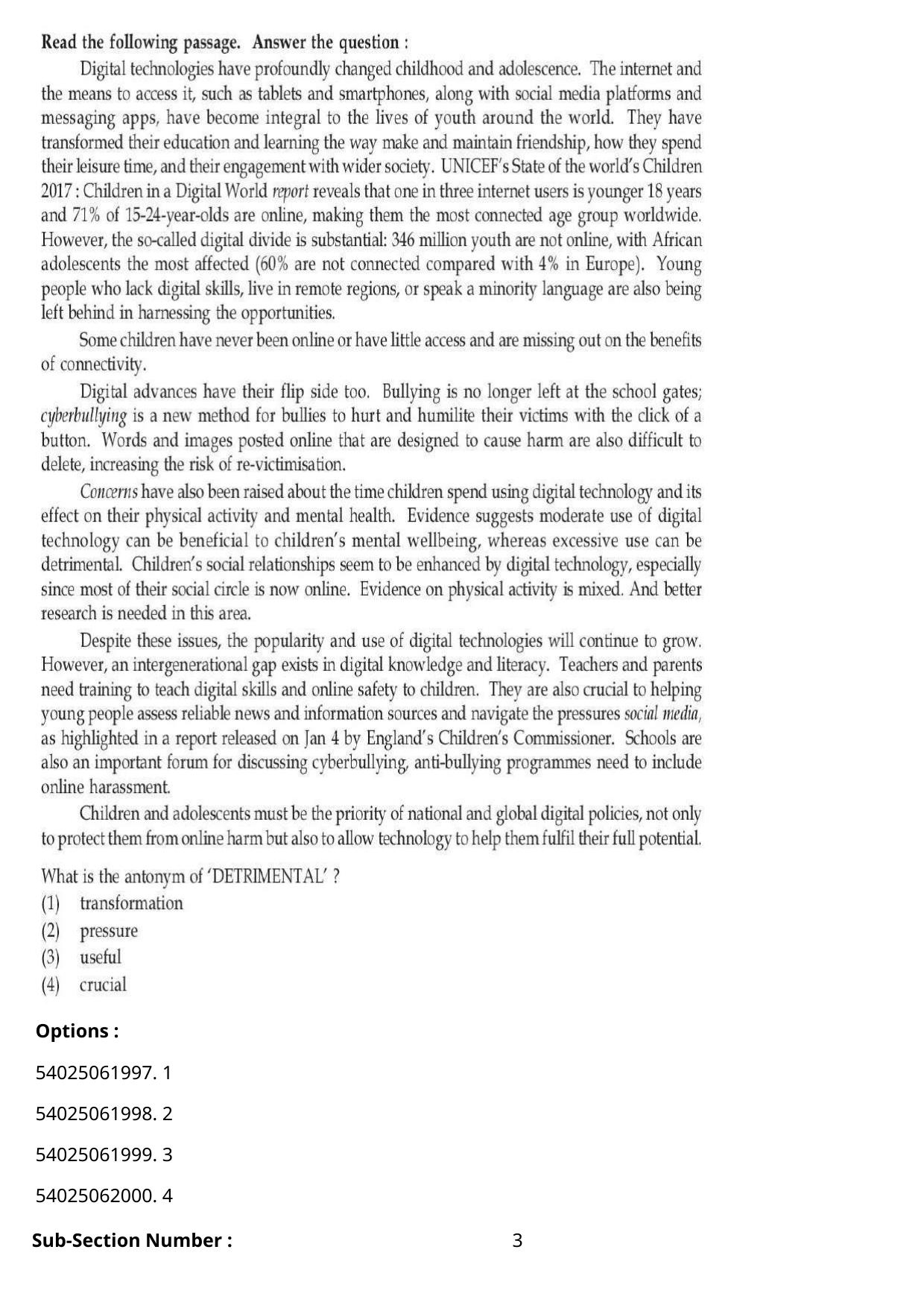 CUET 2023 English-Manipuri Shift 2 Question Papers - Page 21