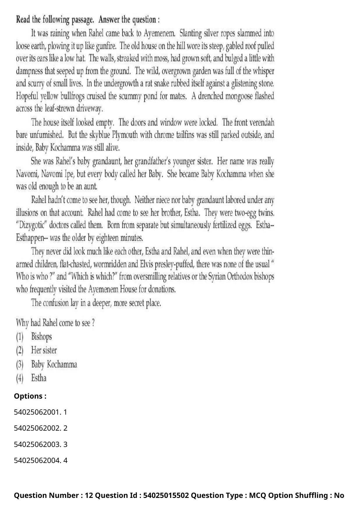 CUET 2023 English-Manipuri Shift 2 Question Papers - Page 23