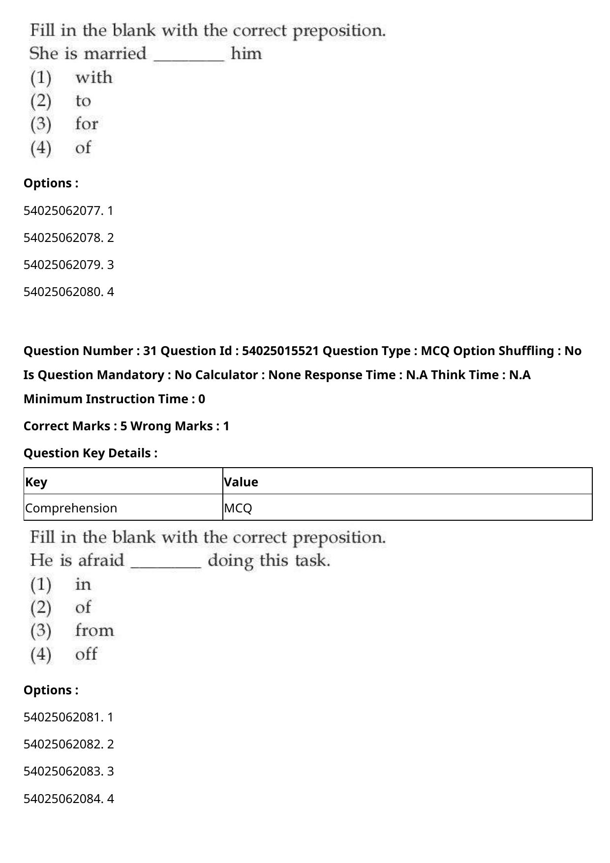 CUET 2023 English-Manipuri Shift 2 Question Papers - Page 40