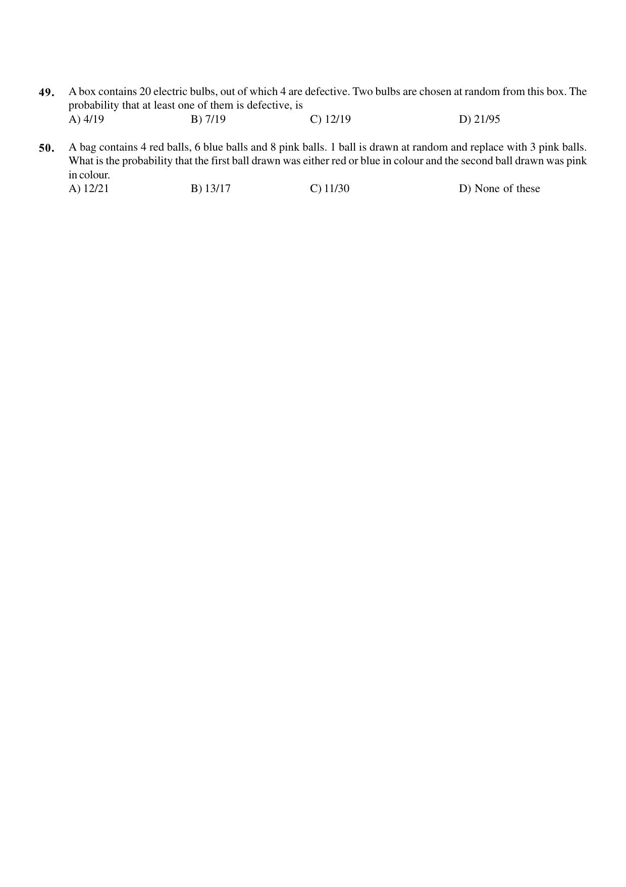 MAKAUT CET Sample Paper - Page 6