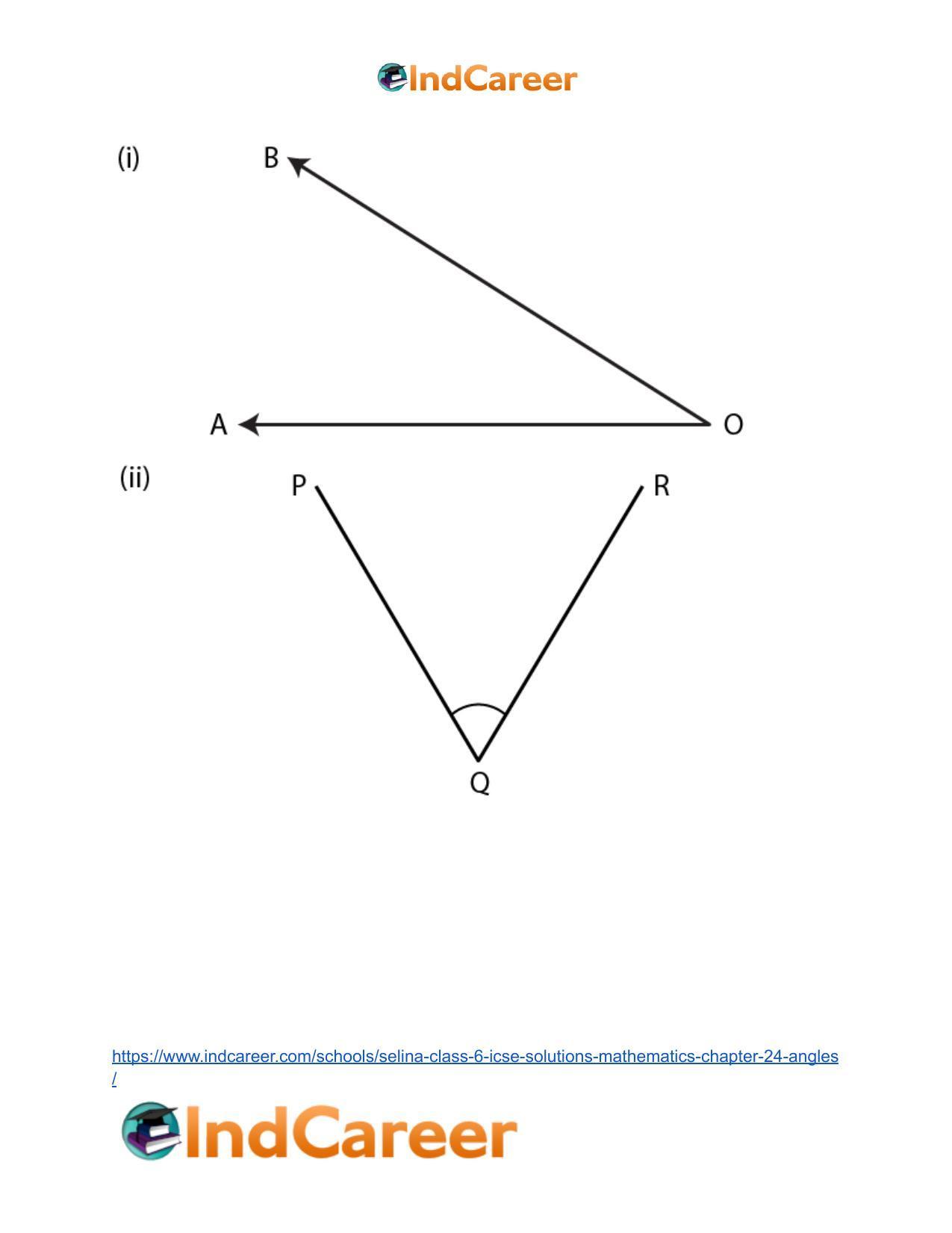 Selina Class 6 ICSE Solutions Mathematics : Chapter 24- Angles - Page 3