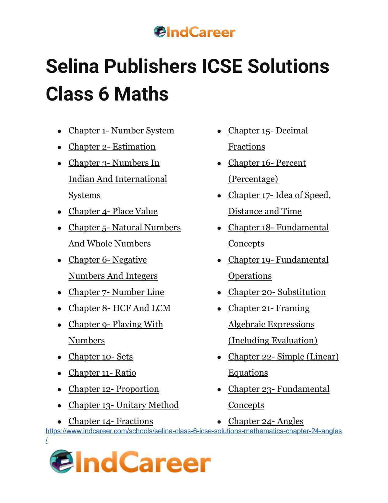 Selina Class 6 ICSE Solutions Mathematics : Chapter 24- Angles - Page 37