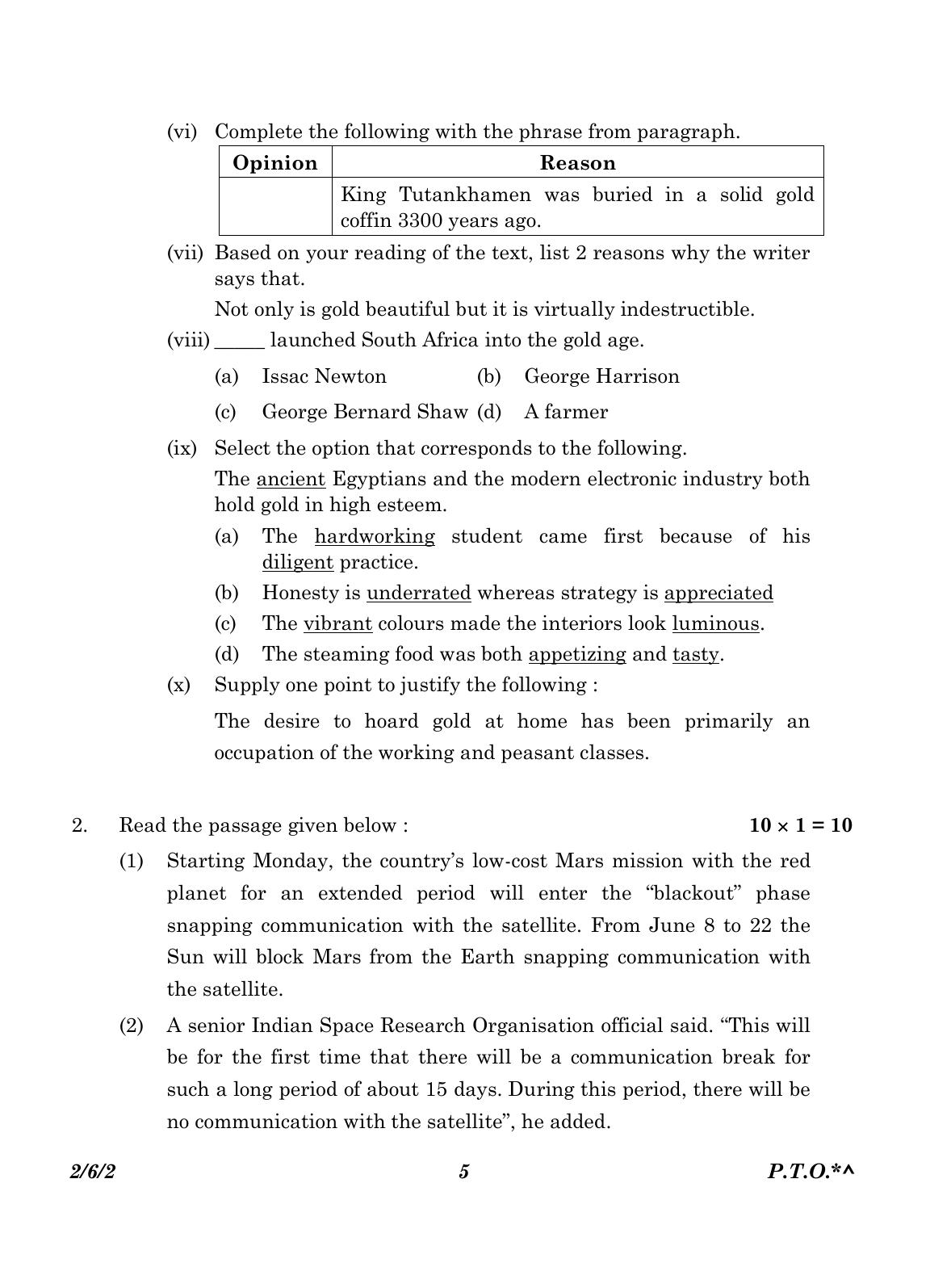 CBSE Class 10 2-6-2_English Language And Literature 2023 Question Paper - Page 5