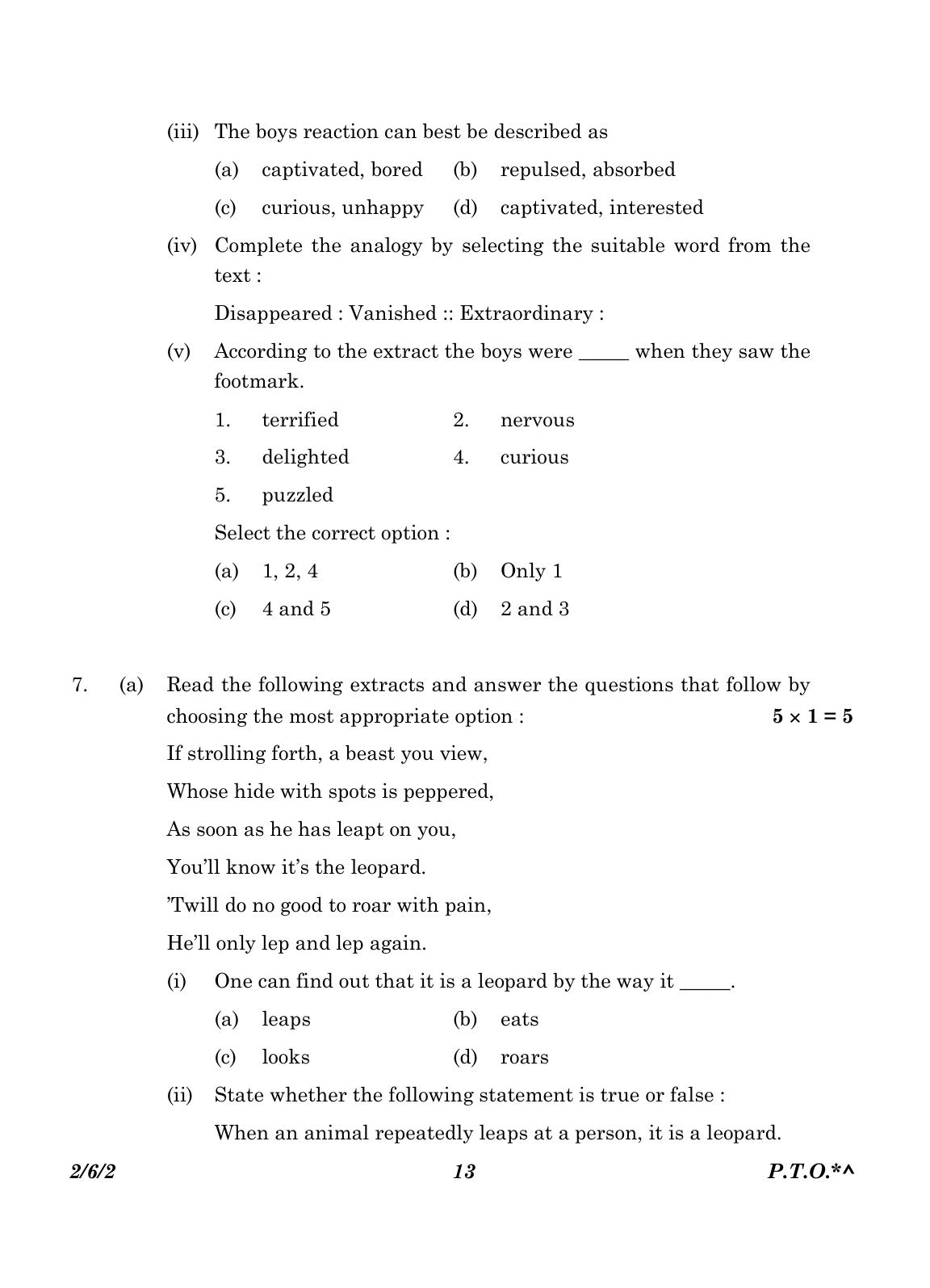 CBSE Class 10 2-6-2_English Language And Literature 2023 Question Paper - Page 13