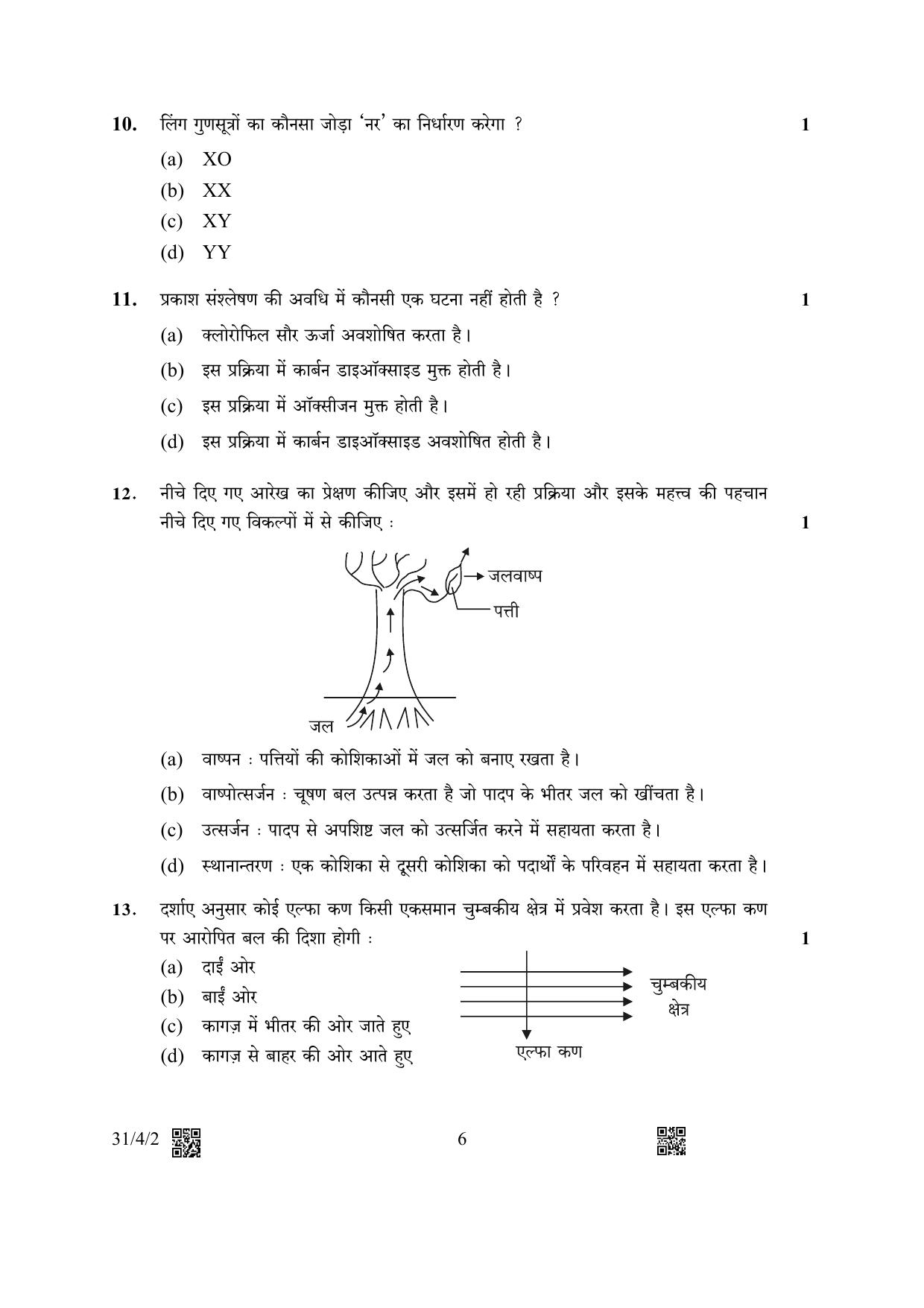 CBSE Class 10 31-4-2 Science 2023 Question Paper - Page 6