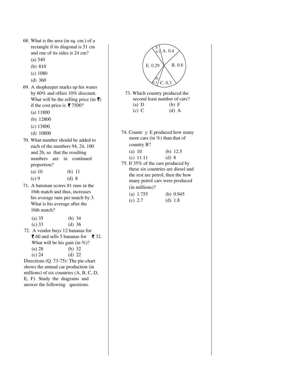 CUET General Knowledge Sample Paper 10 - Page 4