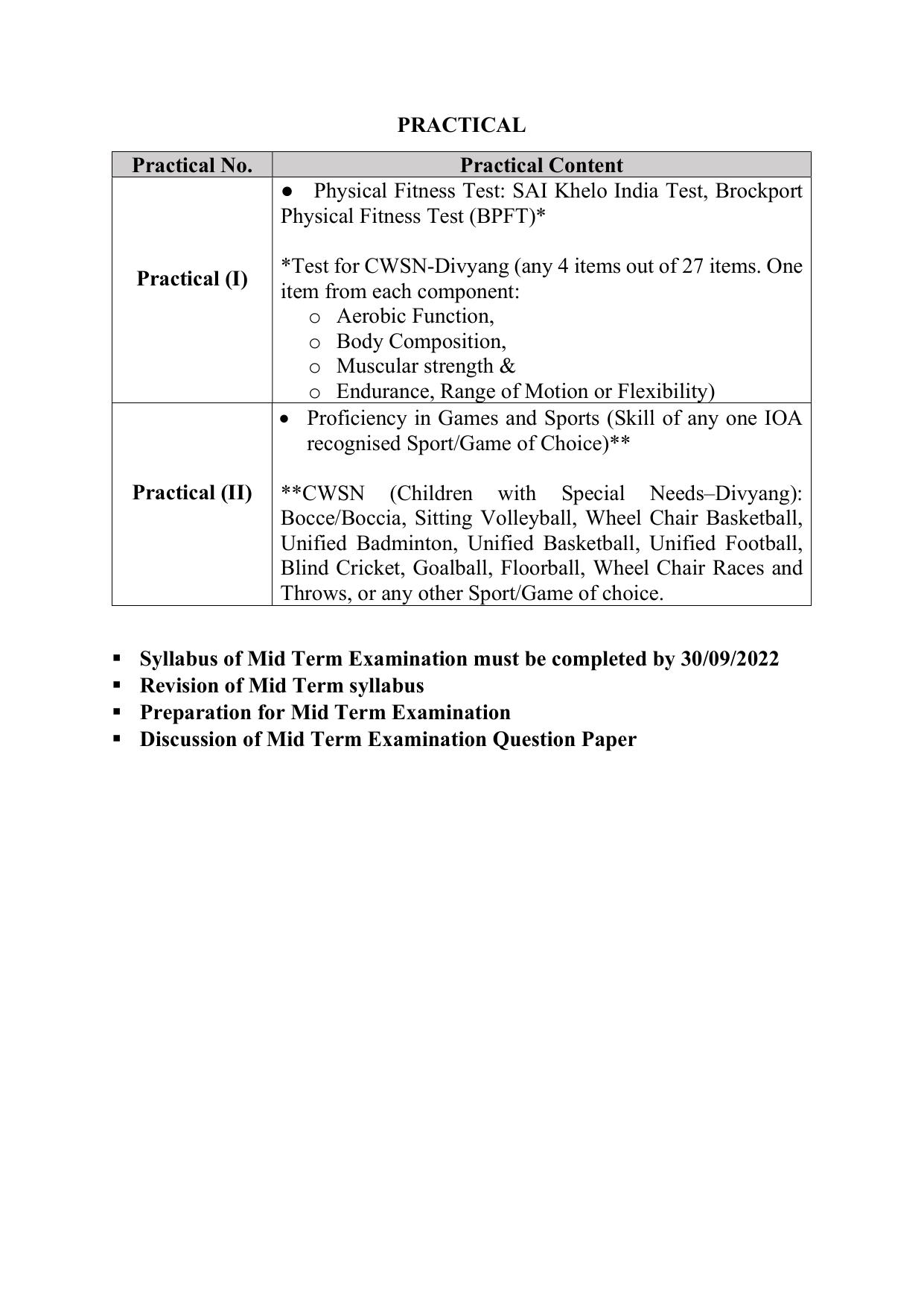 Edudel Class 12 Physical Education Syllabus - Page 3