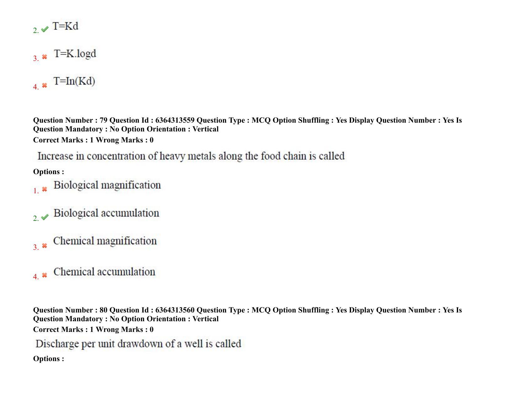 TS PGECET 2021: Environmental Management Question Papers - Page 45