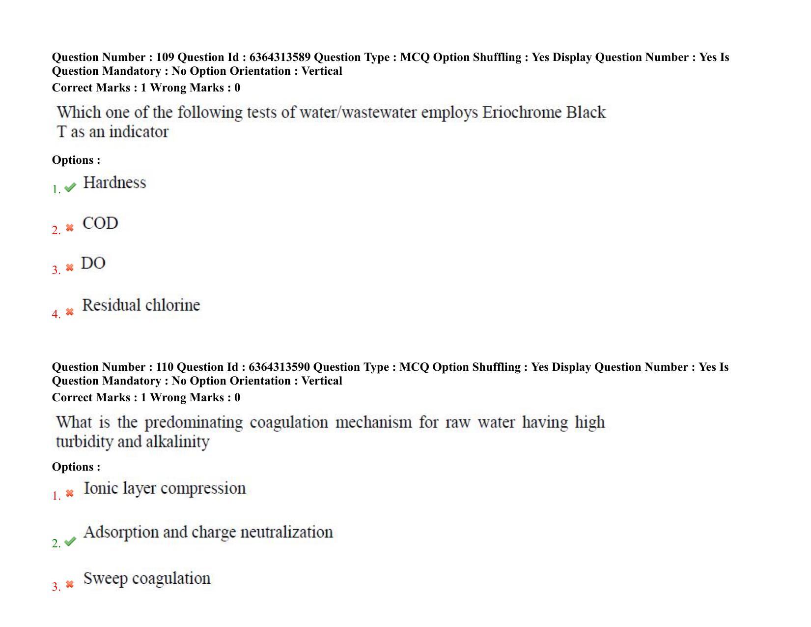 TS PGECET 2021: Environmental Management Question Papers - Page 61
