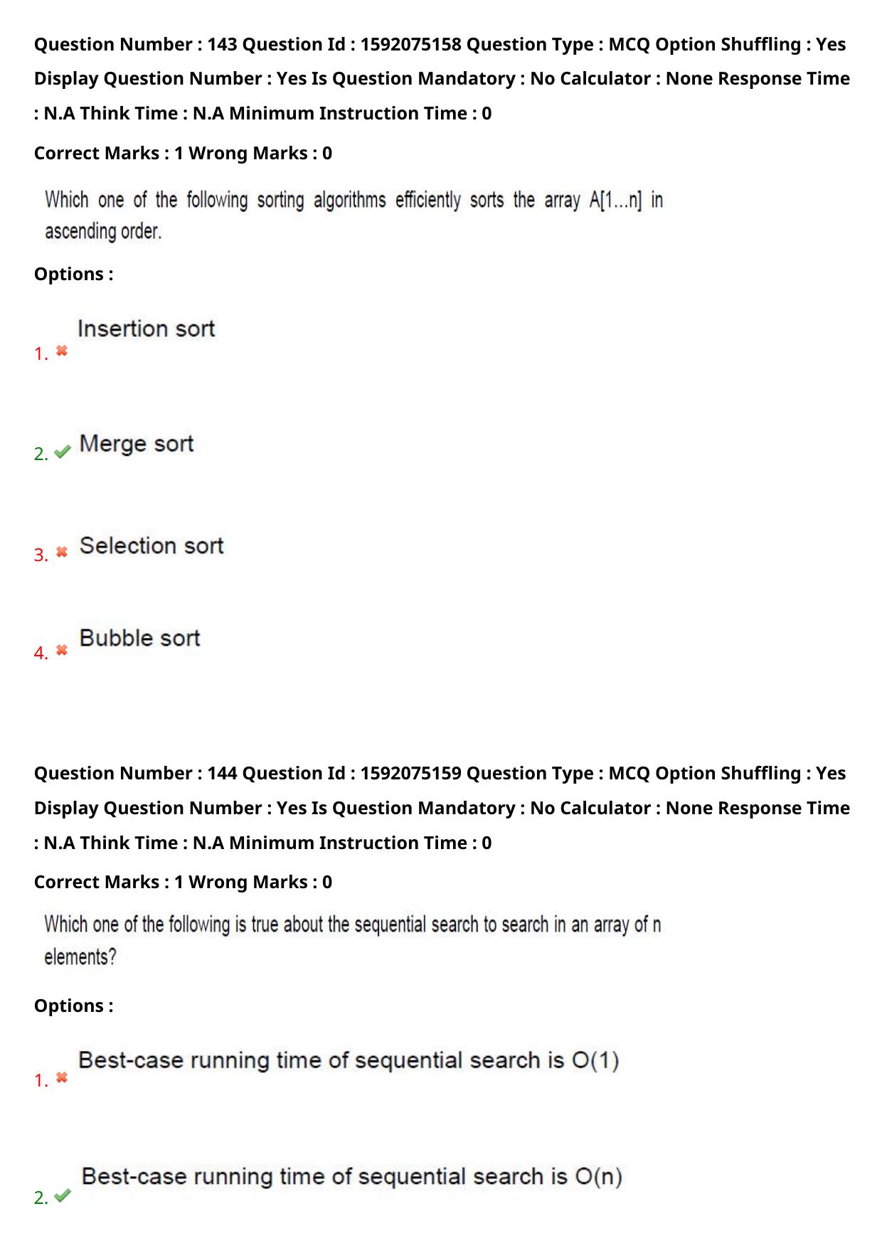 TS ECET 2023 Computer Science and Engineering Question Paper - Page 98