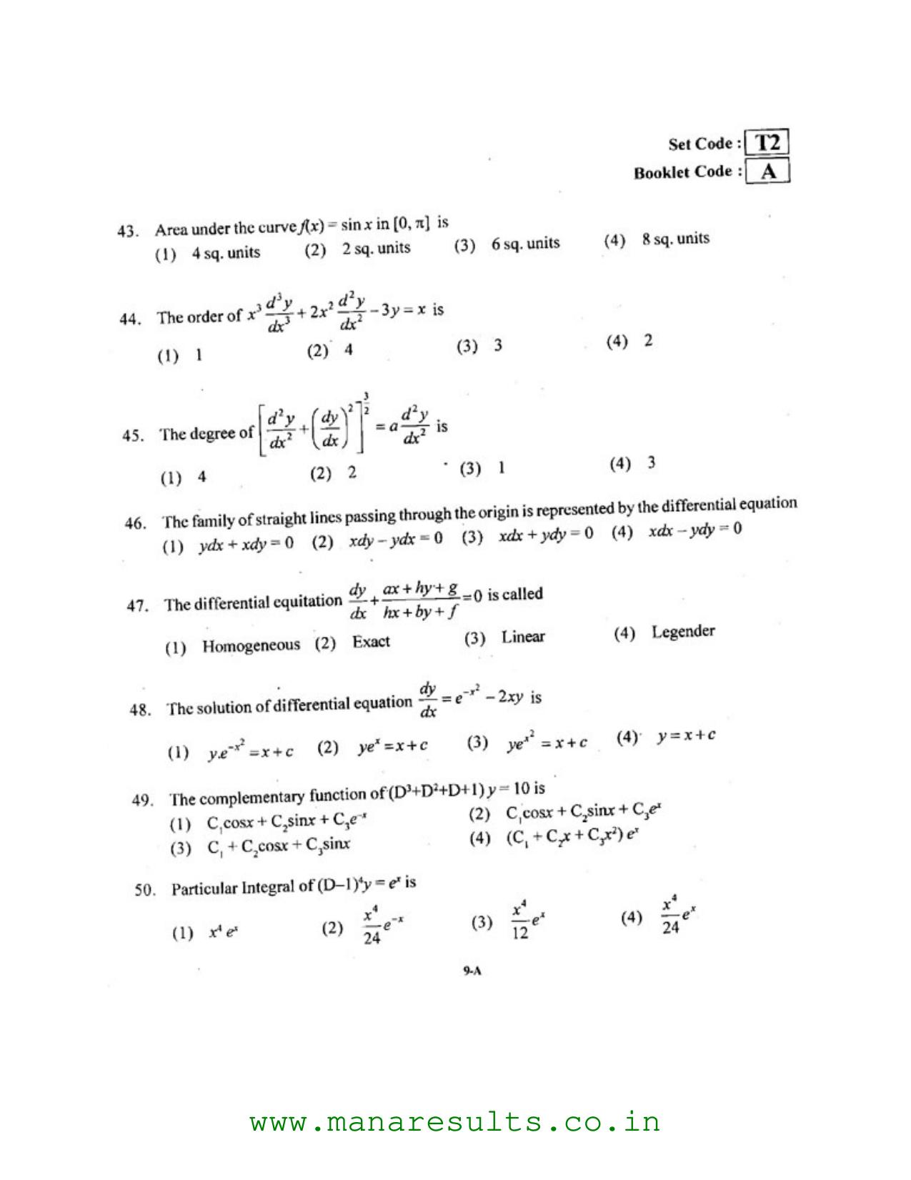 AP ECET 2016 Civil Engineering Old Previous Question Papers - Page 8